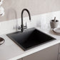 Stainless steel sink 50x50 PVD Grafit