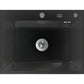 stainless steel kitchen sink color black size 55x43