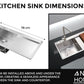 Stainless Steel Sink Satin Inox 78x50L With Drainboard