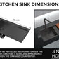 Stainless Steel Sink 7849L PVD Graphite with Drainboard