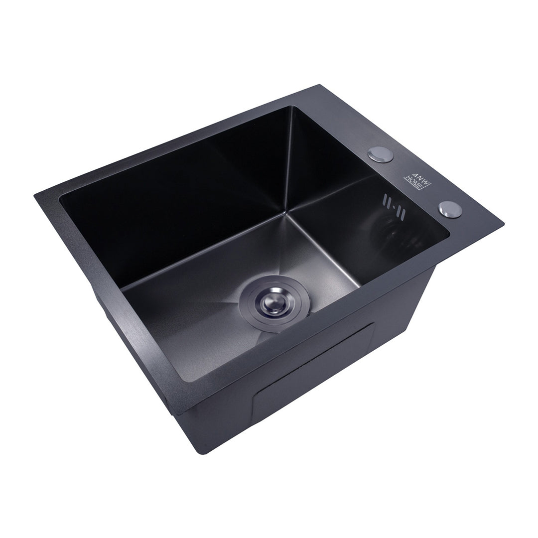 stainless steel kitchen sink color black size 40x50