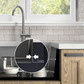 ANW HOME Fregadero Cocina 1 Seno, Fregadero Bajo Encimera Acero Inox 54x44, Profundidad 22 cm, Grosor 3.0+1 mm, Nano Revestimiento, con Sifón