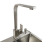 INOX Kitchen Faucet JF-9407S - Brushed Steel 415 mm