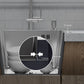 ANW HOME Lavello Cucina 1 Vasca, Lavello Acciaio Inox da Incasso 40 x 50 cm, Argento, Finitura Nano, Spessore 3,0/1 mm, Profondità 22 cm, con Sifone e Dosatore