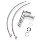 BATERIA UMYWALKOWA INOX SZCZOTKOWANA STOJĄCA 143 MM