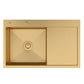 Chiuvetă de lux 7850L Satin Gold