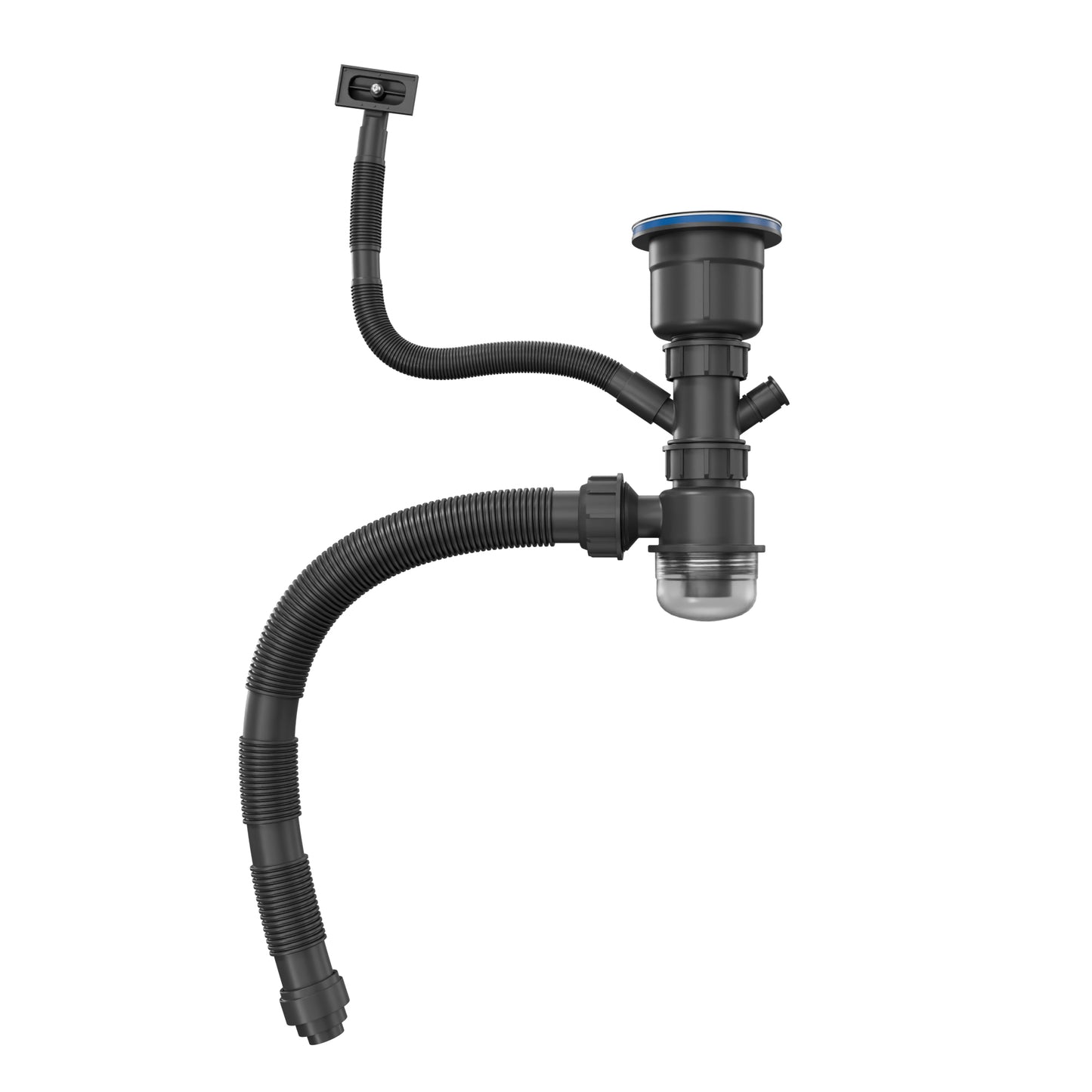 Lavello in Acciaio Inox 7850L PVD Grafite con Gocciolatoio