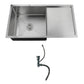 Stainless Steel Sink Satin Inox 78X44