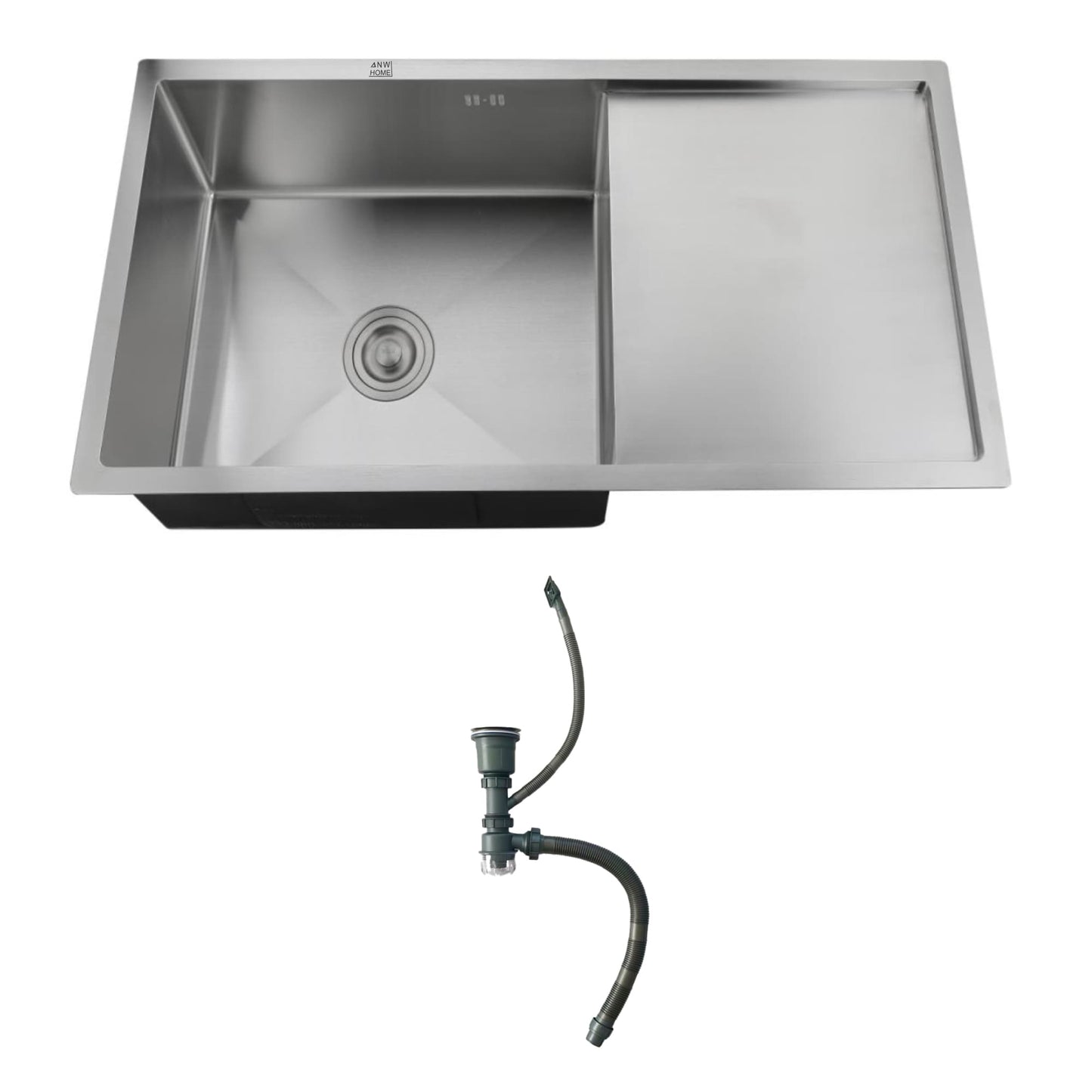 Nerezový drez Satin Inox 78X44