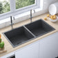 Stainless Steel Sink 80x45 PVD Graphit