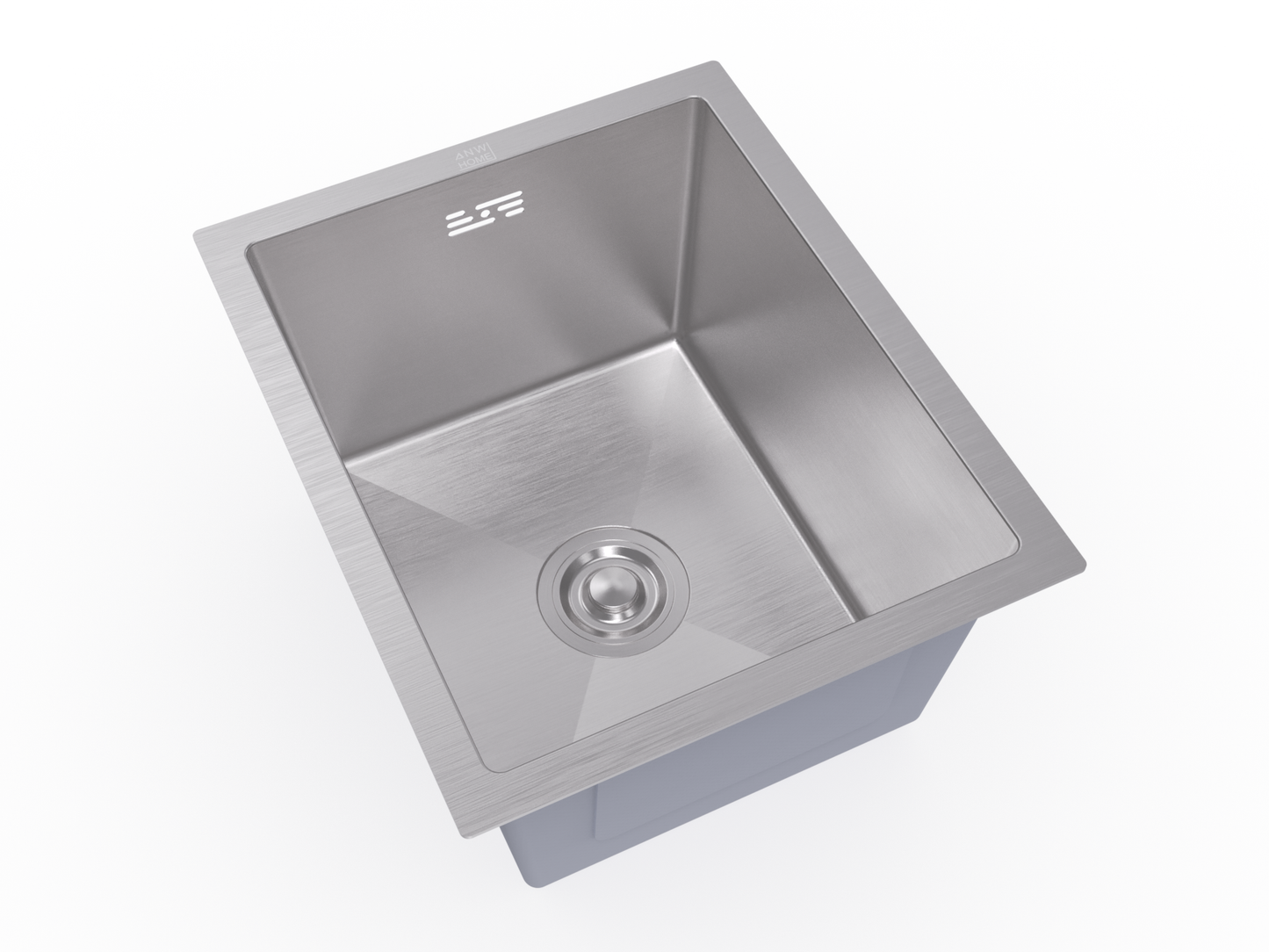 Nerezový drez 37x45 Satin Inox