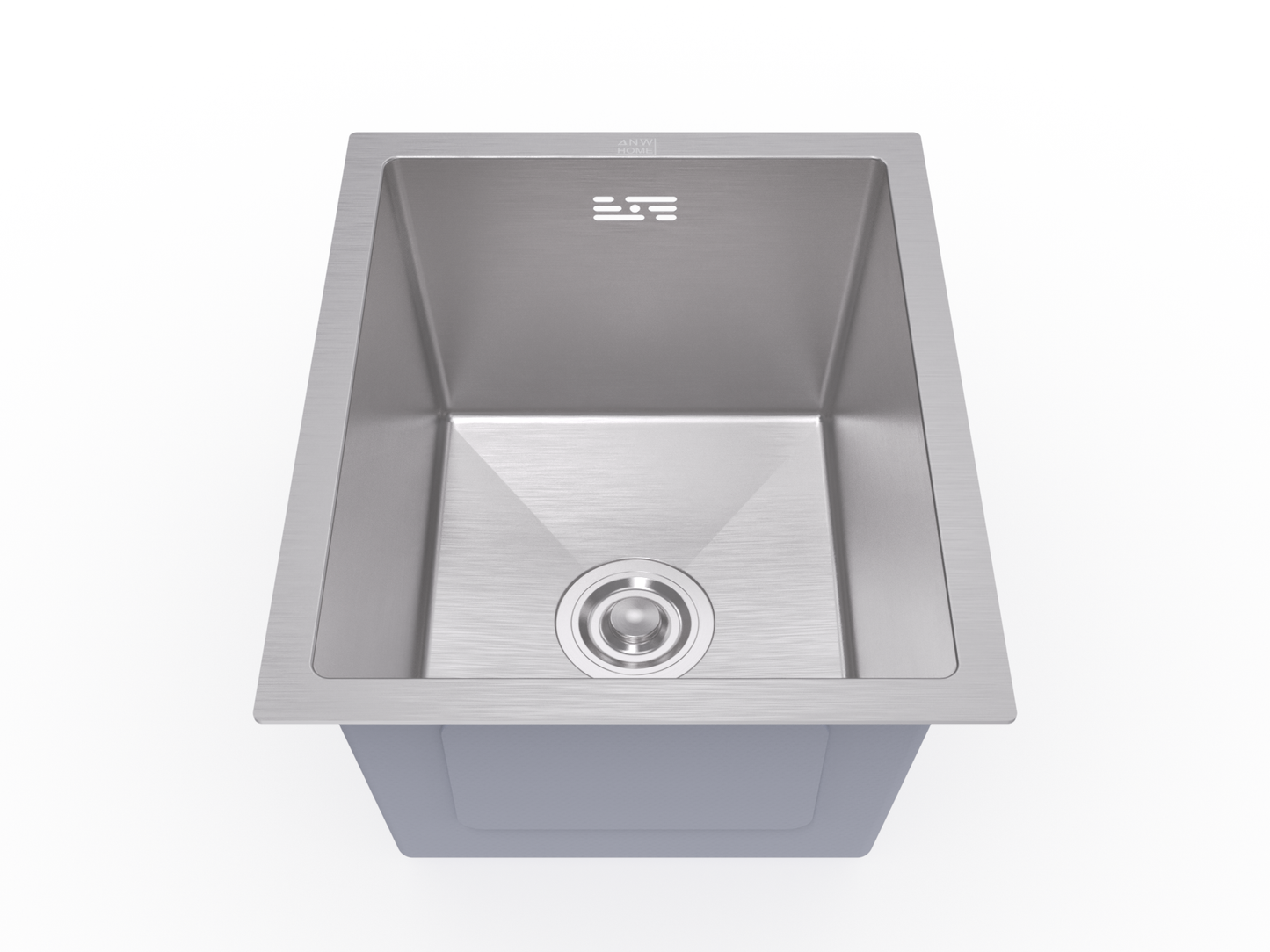 Nerezový drez 37x45 Satin Inox