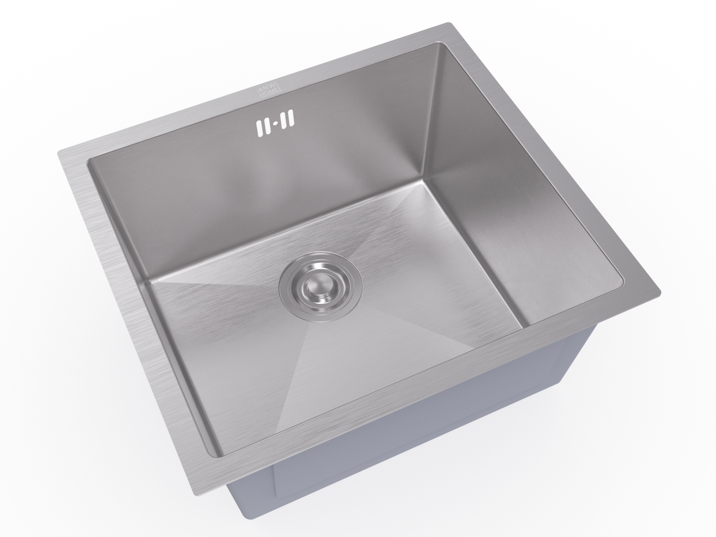 Roostevabast terasest valamu 49x44 Satiin Inox