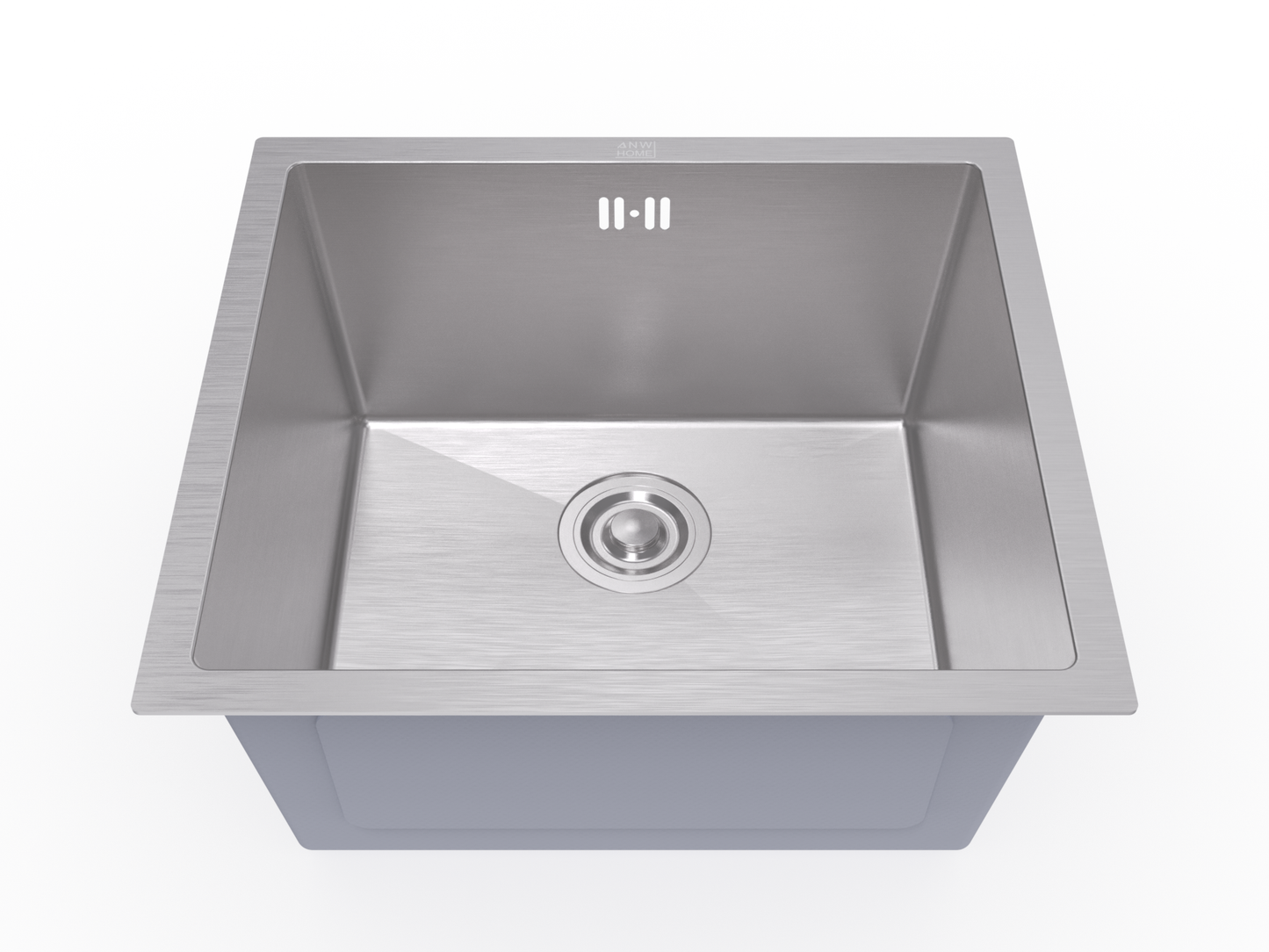 Roostevabast terasest valamu 49x44 Satiin Inox