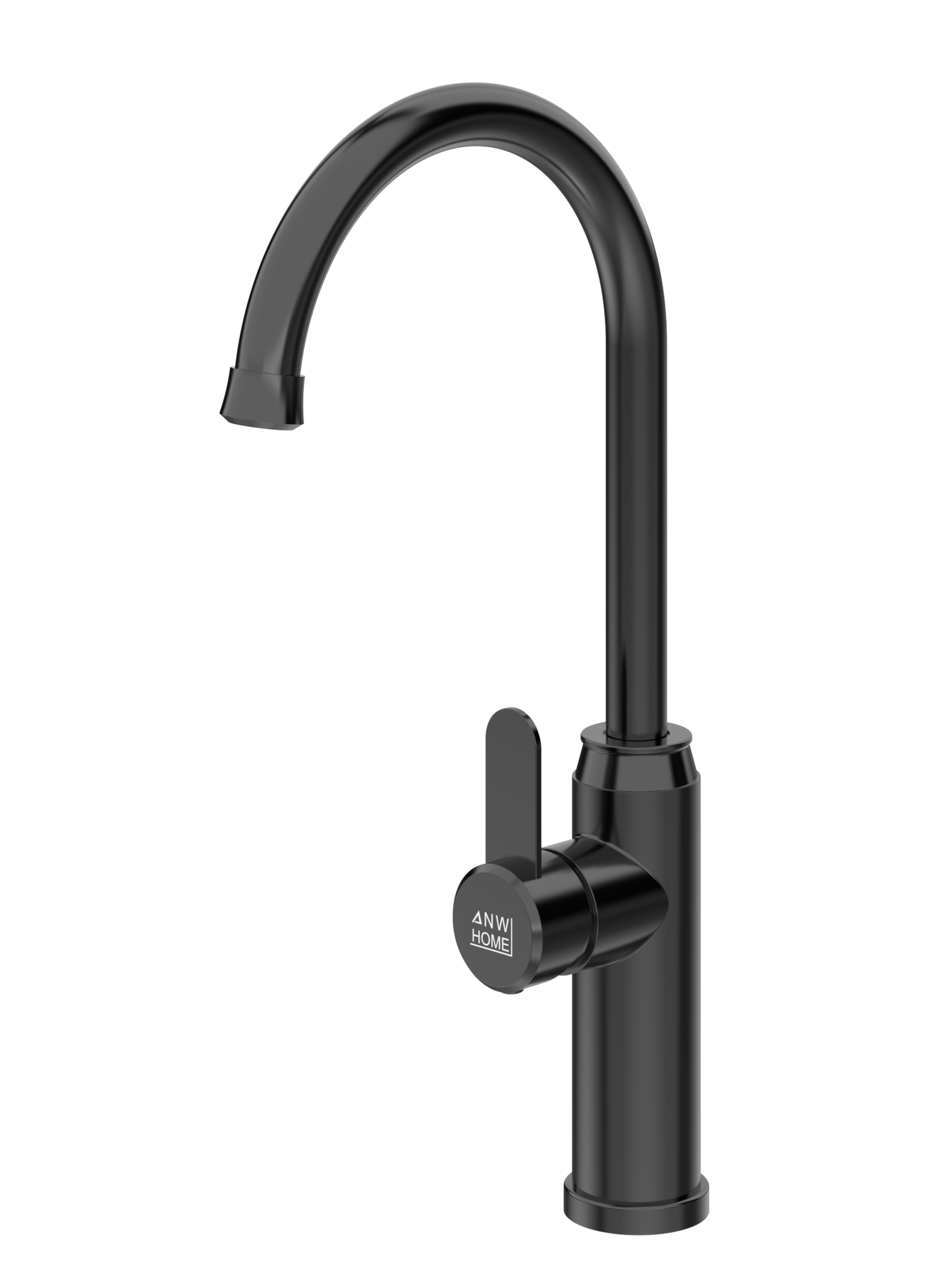 Stainless steel black faucet