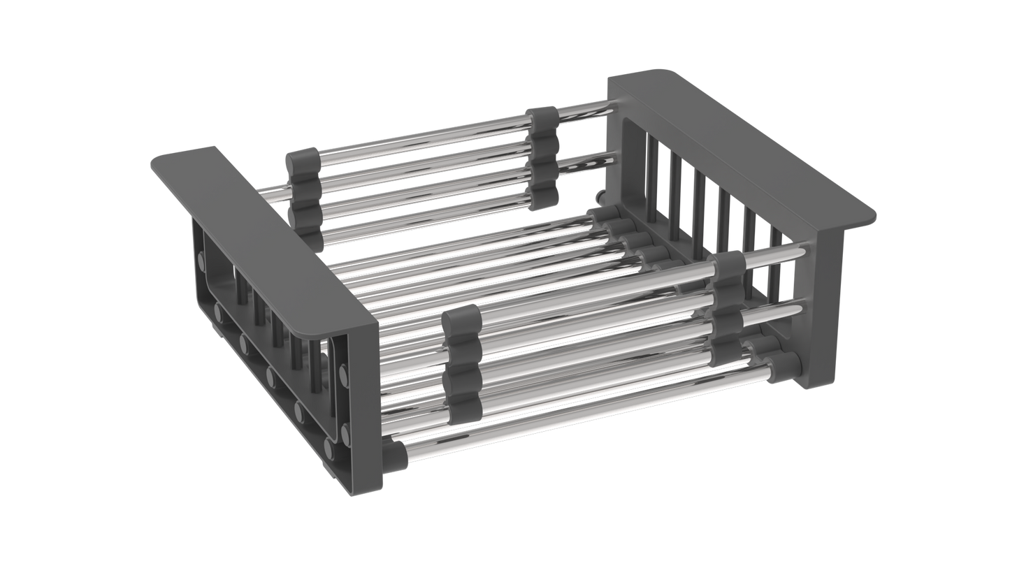 Единична мивка от неръждаема стомана 780x500x210 мм