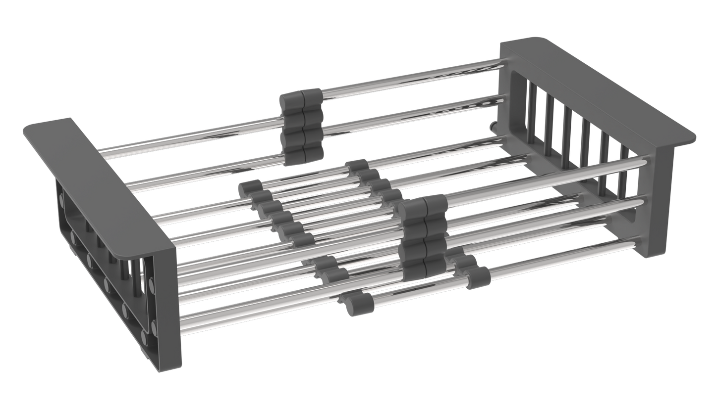 Единична мивка от неръждаема стомана 780x500x210 мм