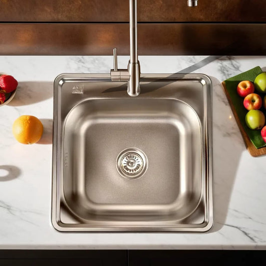 Stainless steel sink Satin 48x48x16 cm