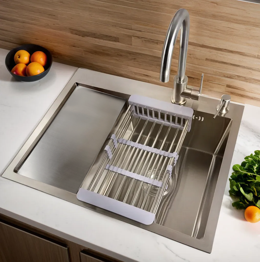 Stainless Steel Sink with Drainboard 6350R