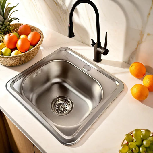 Stainless steel sink Satin 38x38x16 cm