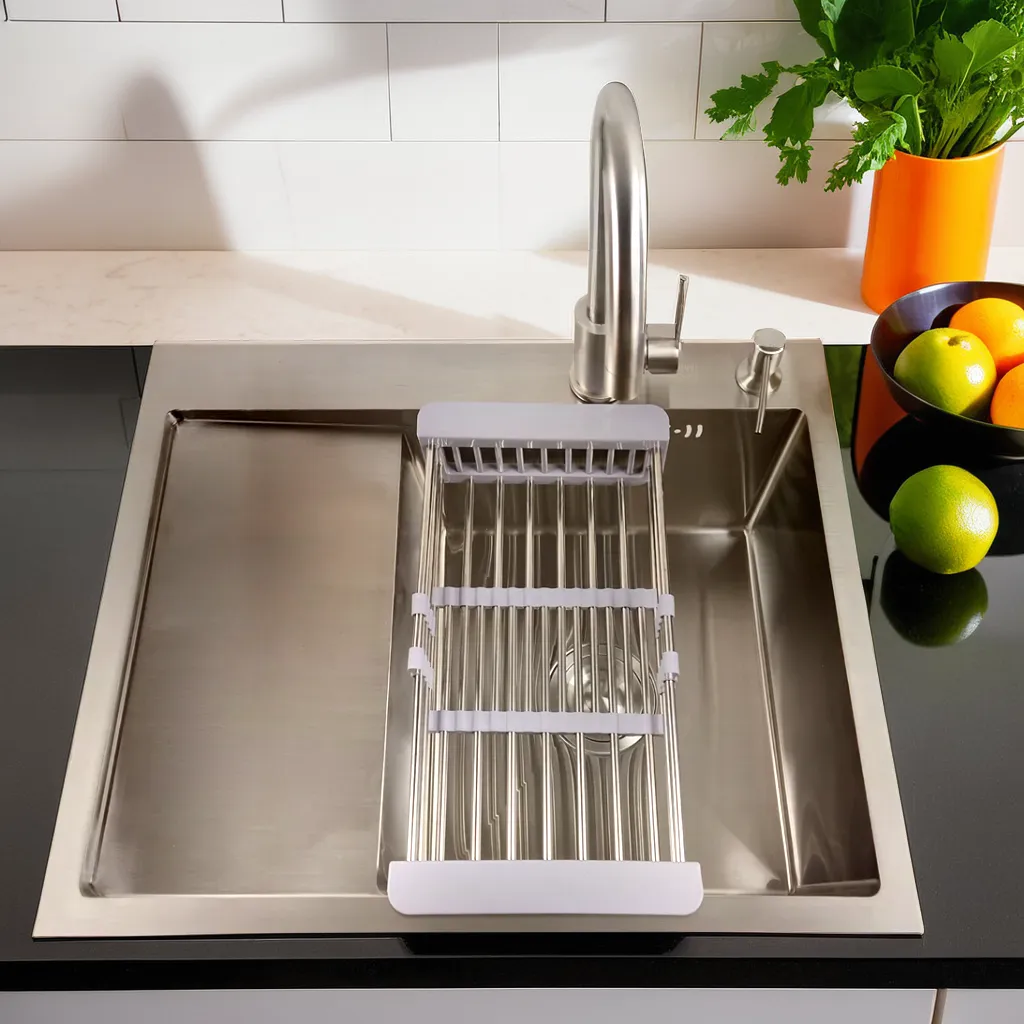 Stainless Steel Sink with Drainboard 6350R