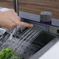 Multi functional waterfall sink with 2 waterfalls GRAPHITE Sink DISPLAY TERMOSTAT