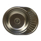 Stainless steel sink 57x45x16 cm