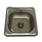 Stainless steel sink Micro Decor 38x38x16 cm